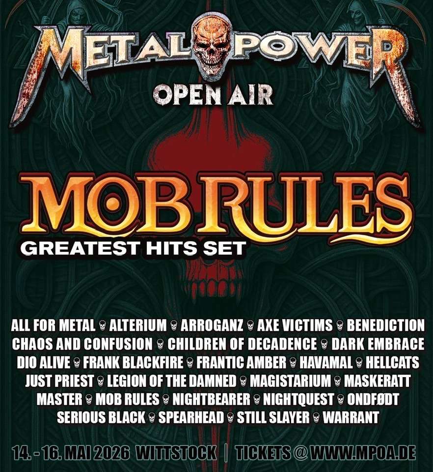 MOB RULES - Metal Power Open Air MPOA Vol 3 - Metal Power 26 MOB RULES - Metal Power Open Air MPOA Vol 3